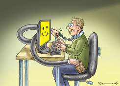 SLAVE TO THE INTERNET by Marian Kamensky