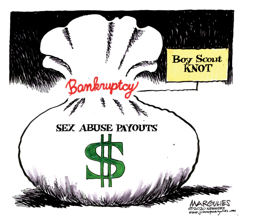  BOY SCOUTS BANKRUPTCY by Jimmy Margulies