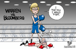 WARREN VS BLOOMBERG by Bruce Plante