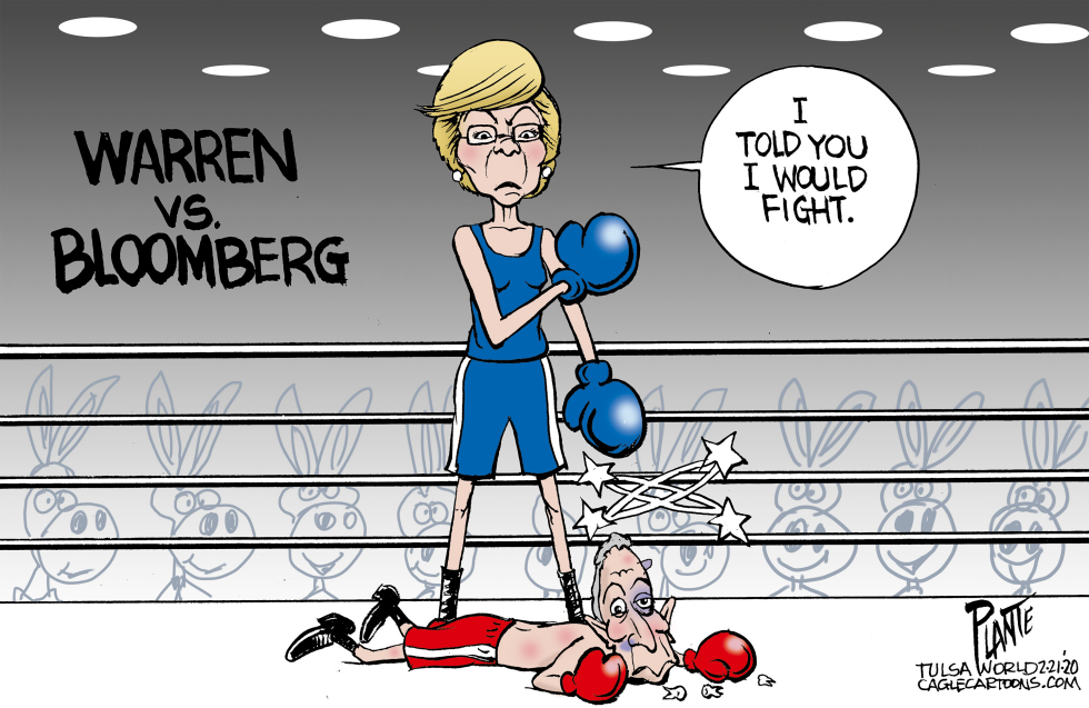 Warren vs Bloomberg