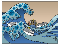 THE GREAT WAVE by Arend van Dam