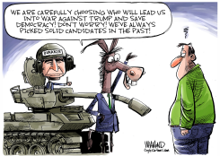 PERFECT DEMOCRATIC CANDIDATE by Dave Whamond