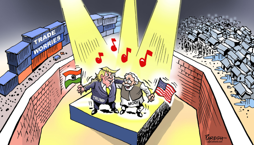 Trump and Modi show