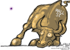 CHINA BULL  by Pat Bagley