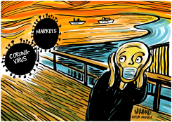 THE CORONAVIRUS SCREAM by Dave Whamond