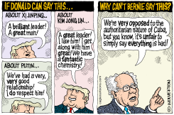 BERNIE ON CUBA by Monte Wolverton