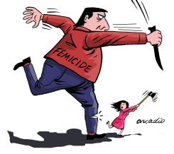 STOP FEMICIDES by Arcadio Esquivel