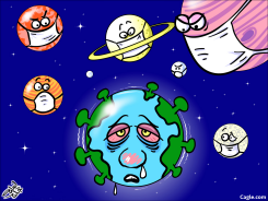 INFECTED PLANET by Osama Hajjaj