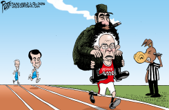 BERNIE AND CASTRO by Bruce Plante
