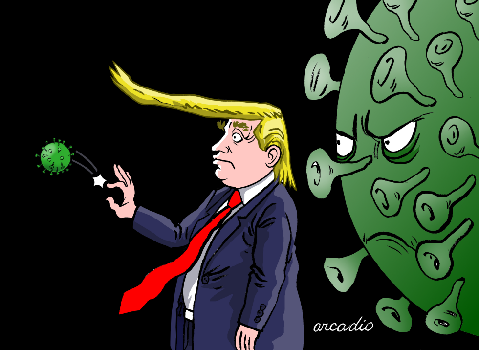 Trump minimizes coronavirus.