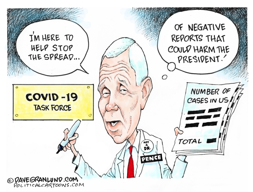 Pence COVID 19 reports