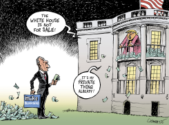 CAN YOU BUY THE PRESIDENCY by Patrick Chappatte