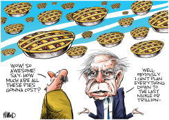 BERNIE'S PIES IN THE SKY by Dave Whamond