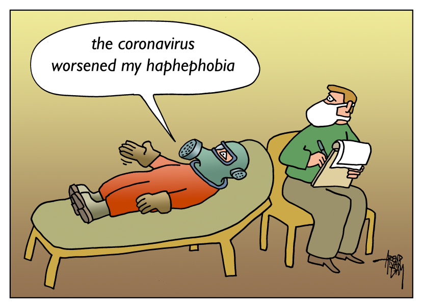 haphephobia and corona