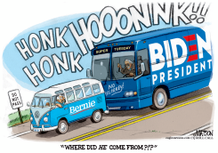 BIDEN CATCHES UP TO BERNIE by R.J. Matson