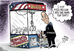BLOOMBERG QUITS by Joe Heller
