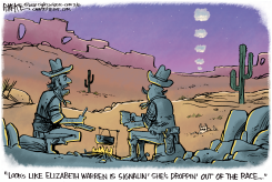 WARREN OUT by Rick McKee