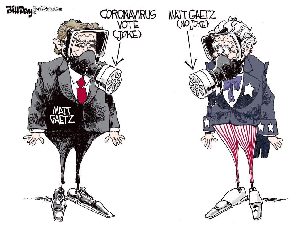 Matt Gaetz and Gas Mask