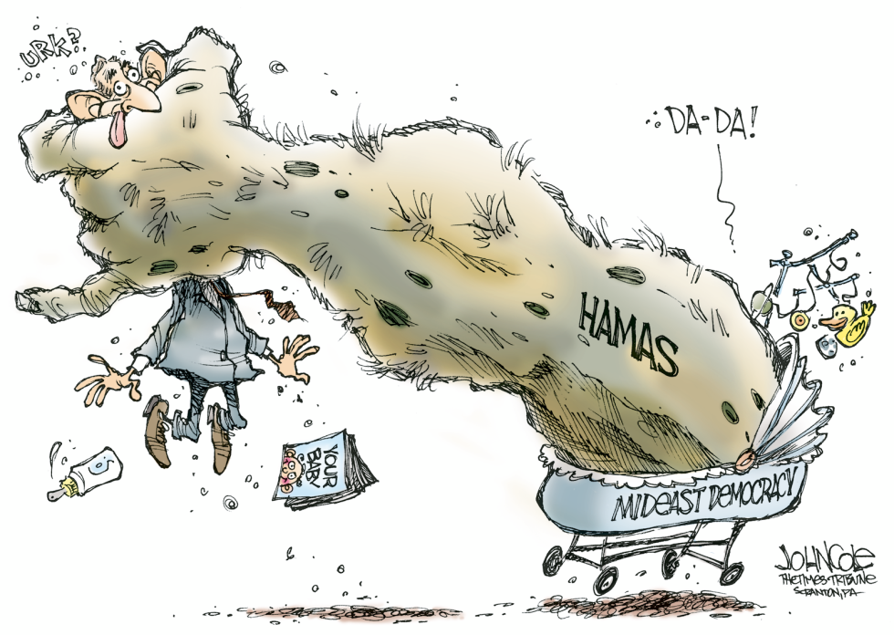 Bush and Hamas -- color
