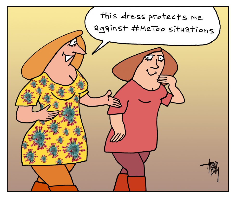 corona virus dress
