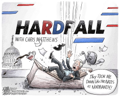 CHRIS MATTHEWS HARDFALL by Adam Zyglis