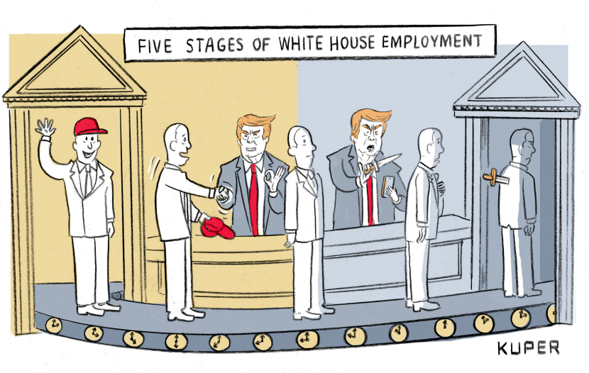 Five Stages of White House Employment