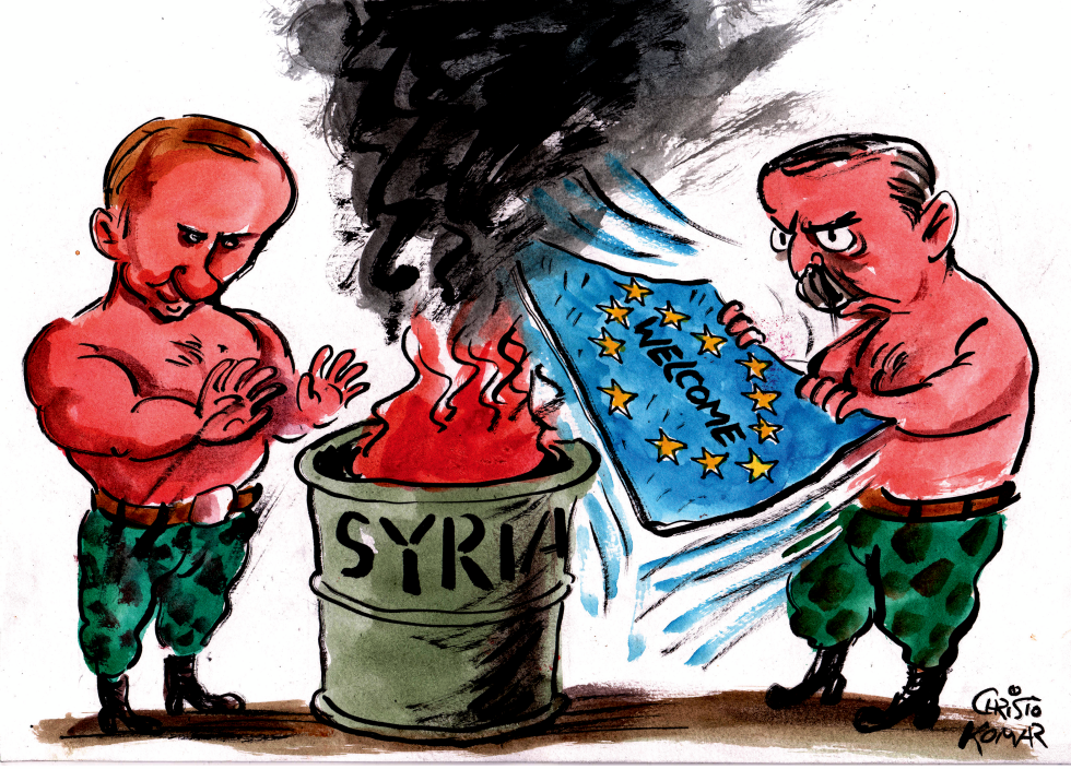 Erdogan and Putin at the SYRIA fire