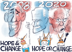 BERNIE AND BIDEN  by Pat Bagley