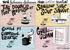 NEW JOHNSON AND JOHNSON HAND SANITIZER SELECTION by Frank Hansen