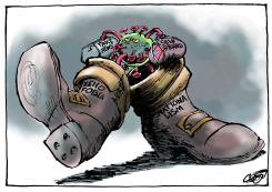 NOT) THE SEVEN-MILE BOOTS FAIRYTALE by Jos Collignon
