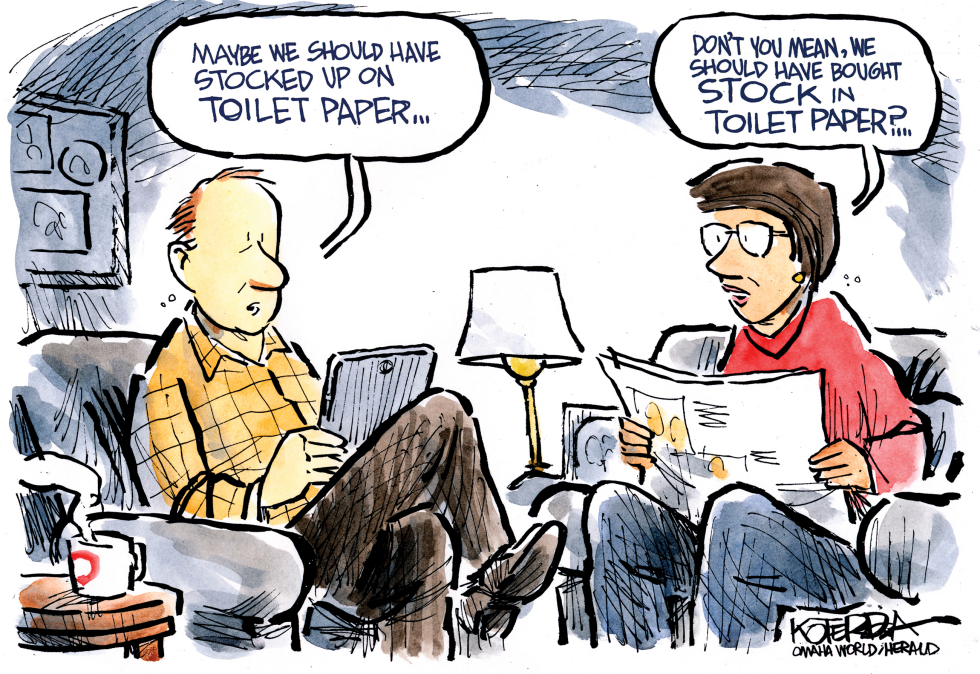 Stocking up on Toilet Paper