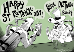 SAINT PATSICK DAY by Frank Hansen