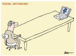 SOCIAL DISTANCING by Manny Francisco