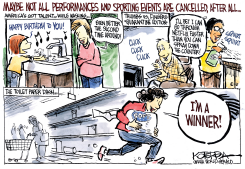 NOT EVERYTHING IS CANCELLED DUE TO CORONAVIRUS by Jeff Koterba