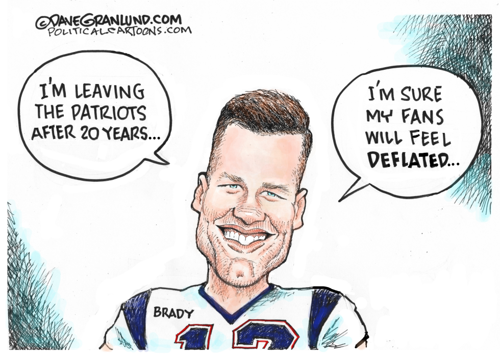 Tom Brady leaves Patriots