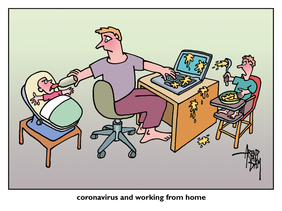 working from home