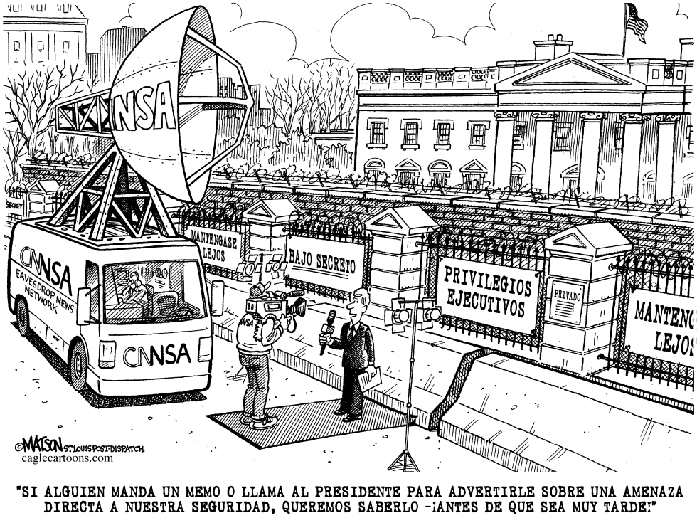 Red de Noticias de Escuchas tras las Puertas en la Casa Blanca