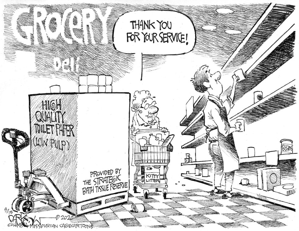 Grocery store chaos
