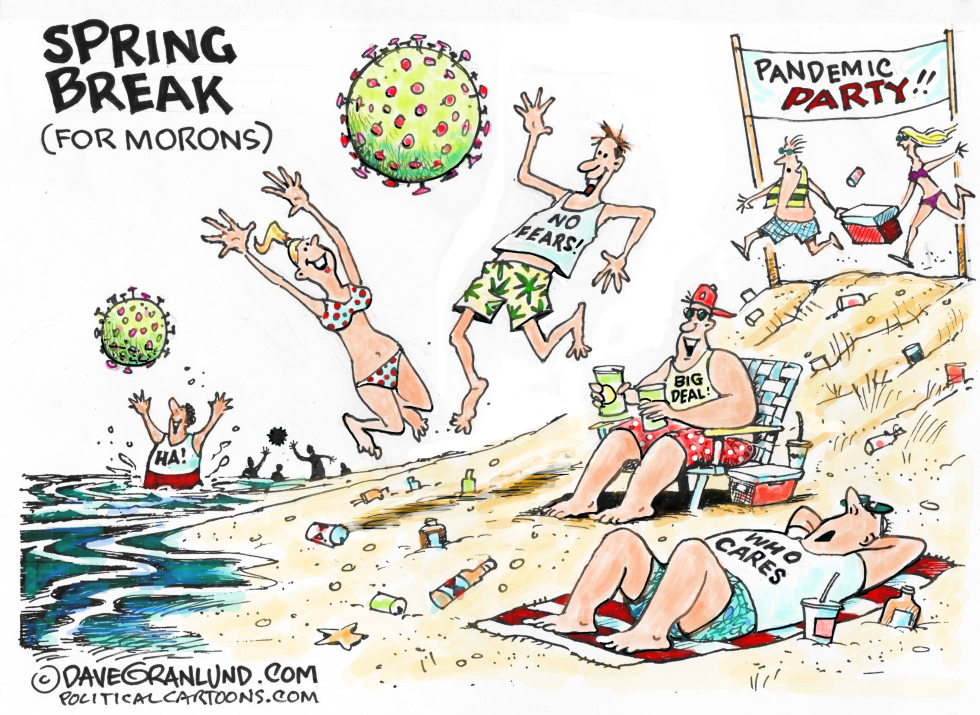 Spring Break morons COVID 19