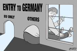 ENTRY TO GERMANY by Rainer Hachfeld