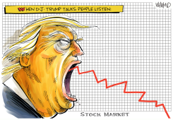 WHEN TRUMP TALKS by Dave Whamond