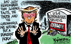 TRUMP HOAX by Milt Priggee