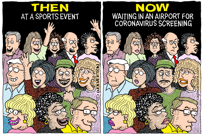 Social Non-distancing Then and Now