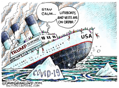 COVID 19 TRUMP SUPPLIES by Dave Granlund
