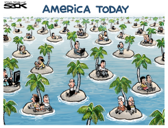 SOCIAL DISTANCING USA by Steve Sack