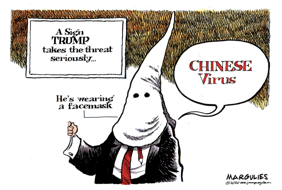 Trump Racism and coronovirus