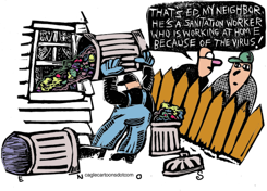 WORKING AT HOME by Randall Enos