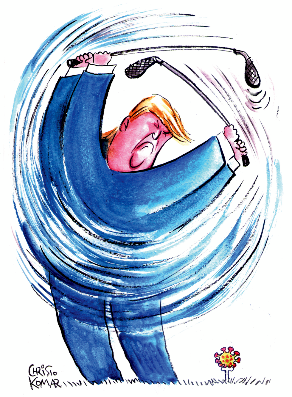 Trump plays Coronavirus