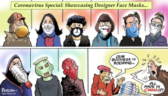 CORONAVIRUS FACE MASKS by Paresh Nath