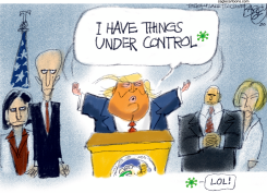 TRUMP BRIEFING by Pat Bagley